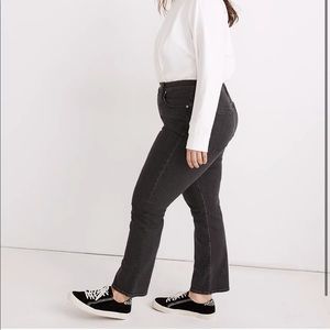 Madewell Slim Demi Boot Black Jeans Size 31